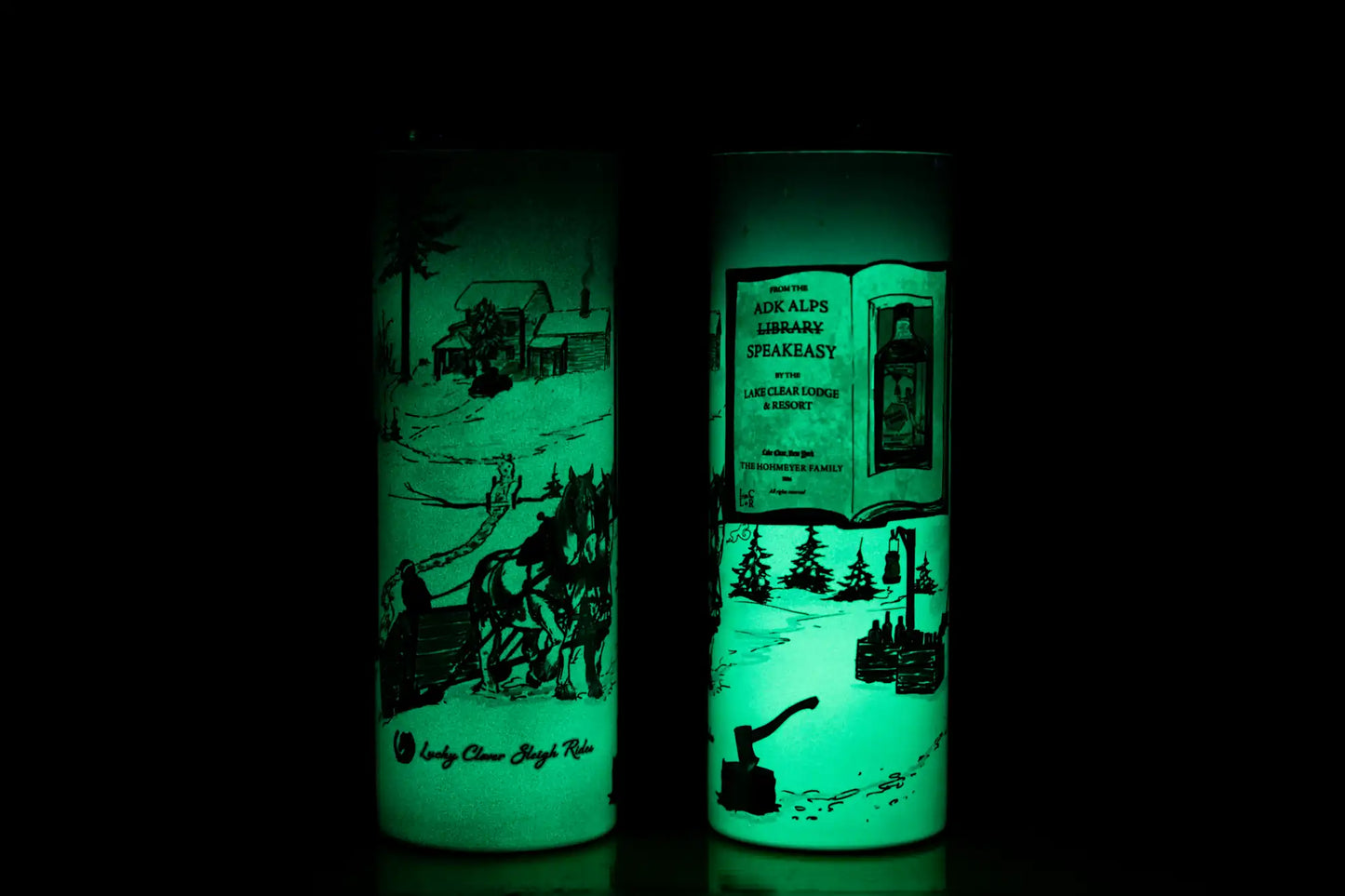 1920s Speakeasy & Lantern-lit Sleigh Ride 20oz Tumbler