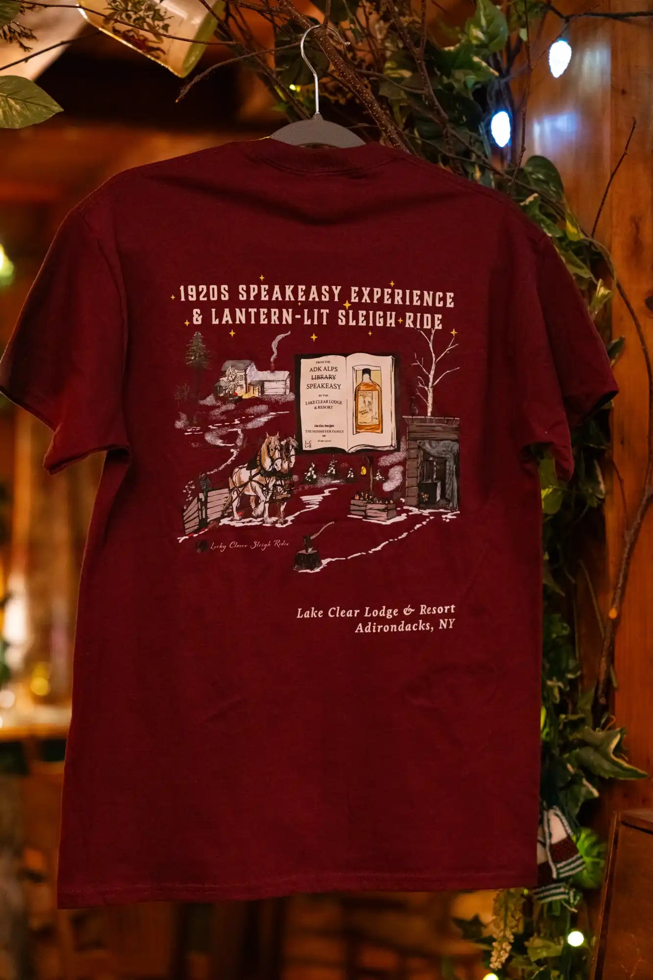 1920s Speakeasy & Lantern-lit Sleigh Ride T-Shirt
