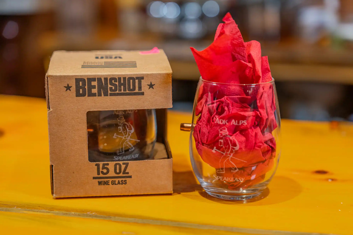 Adk Alps Speakeasy Wine Glass - 15oz