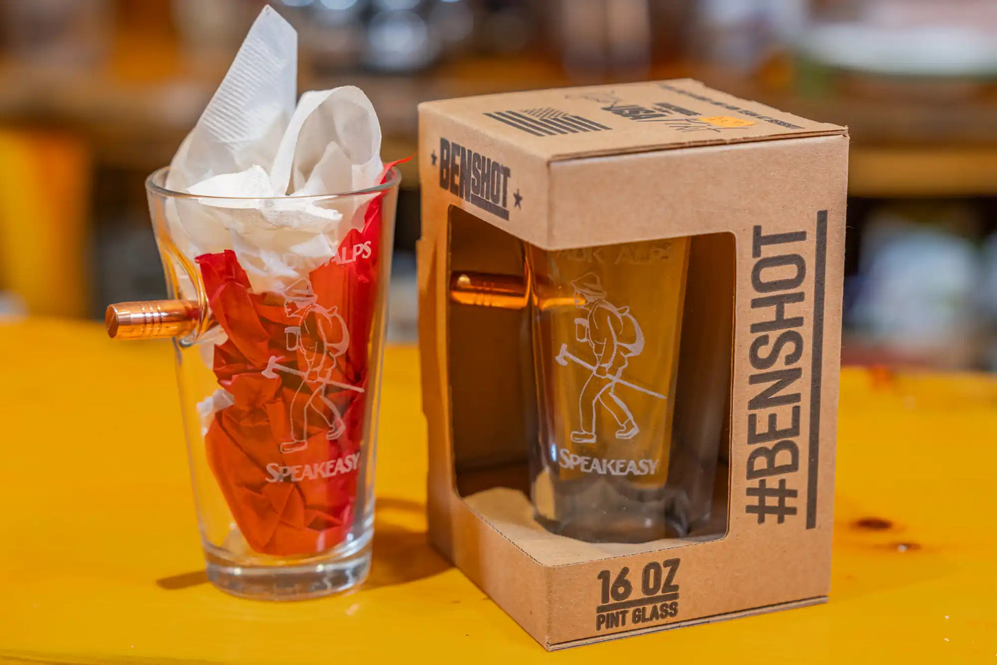 Adk Alps Speakeasy Pint Glass - 16oz