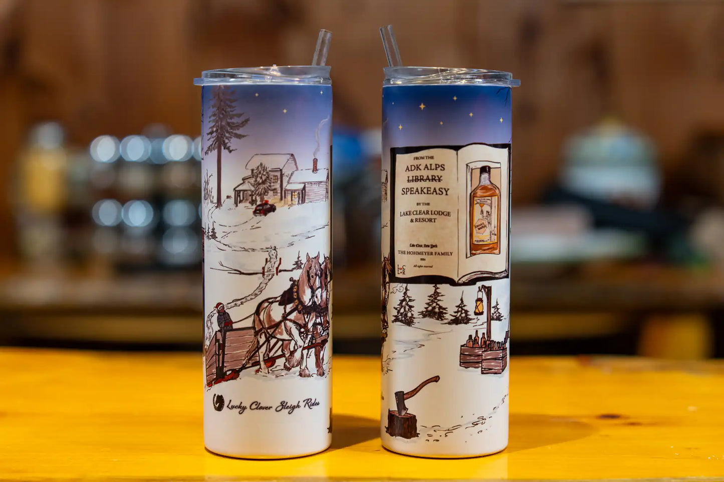 1920s Speakeasy & Lantern-lit Sleigh Ride 20oz Tumbler