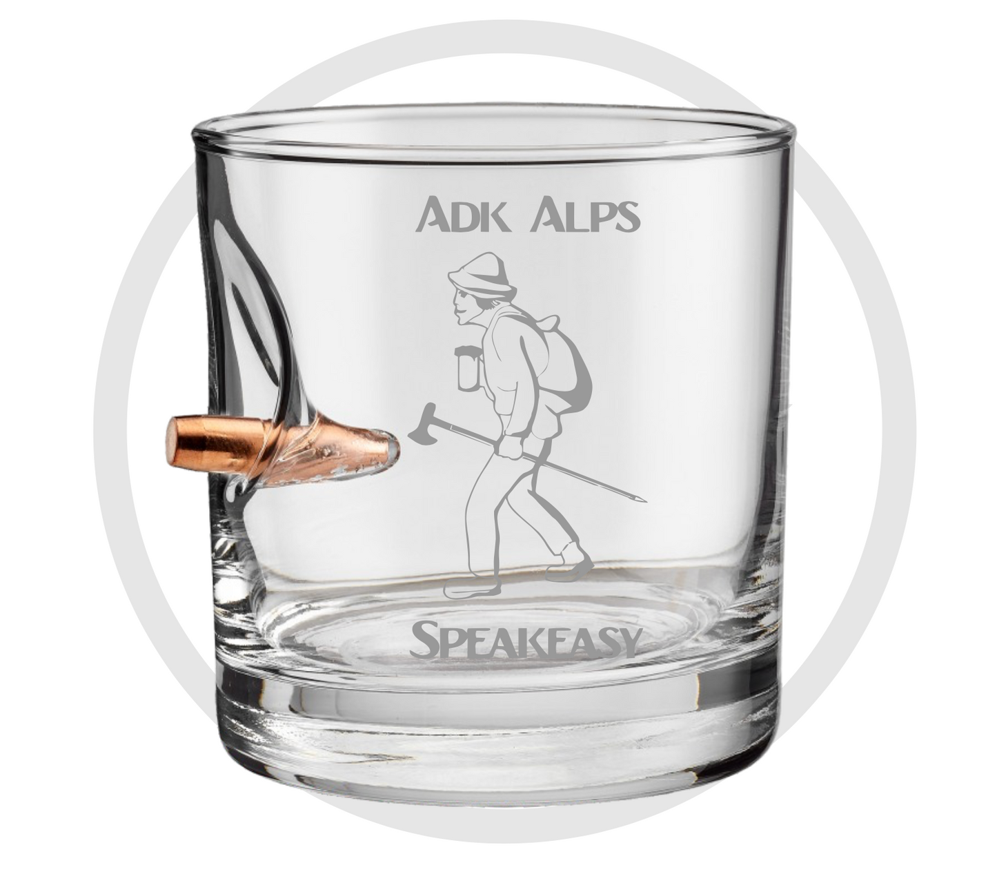Adk Alps Speakeasy Rocks Glass - 11oz