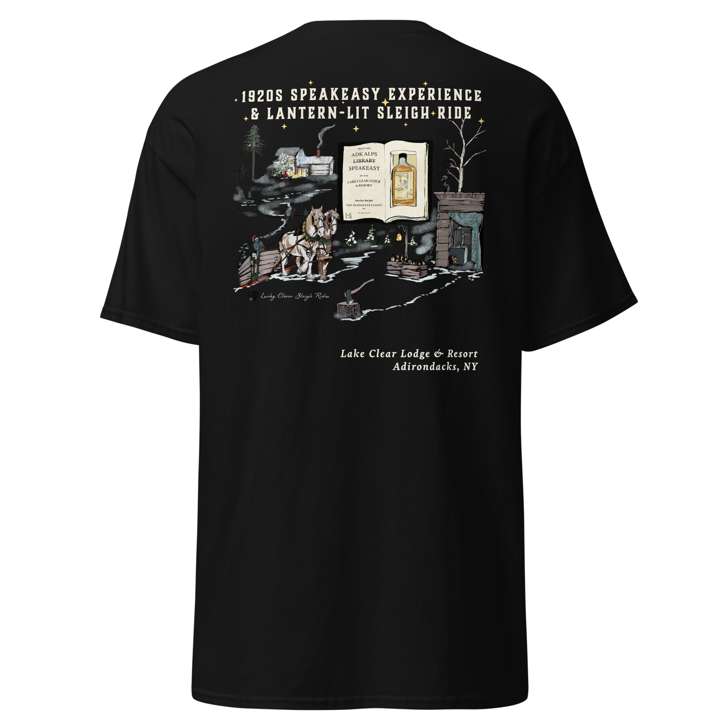 1920s Speakeasy & Lantern-lit Sleigh Ride T-Shirt