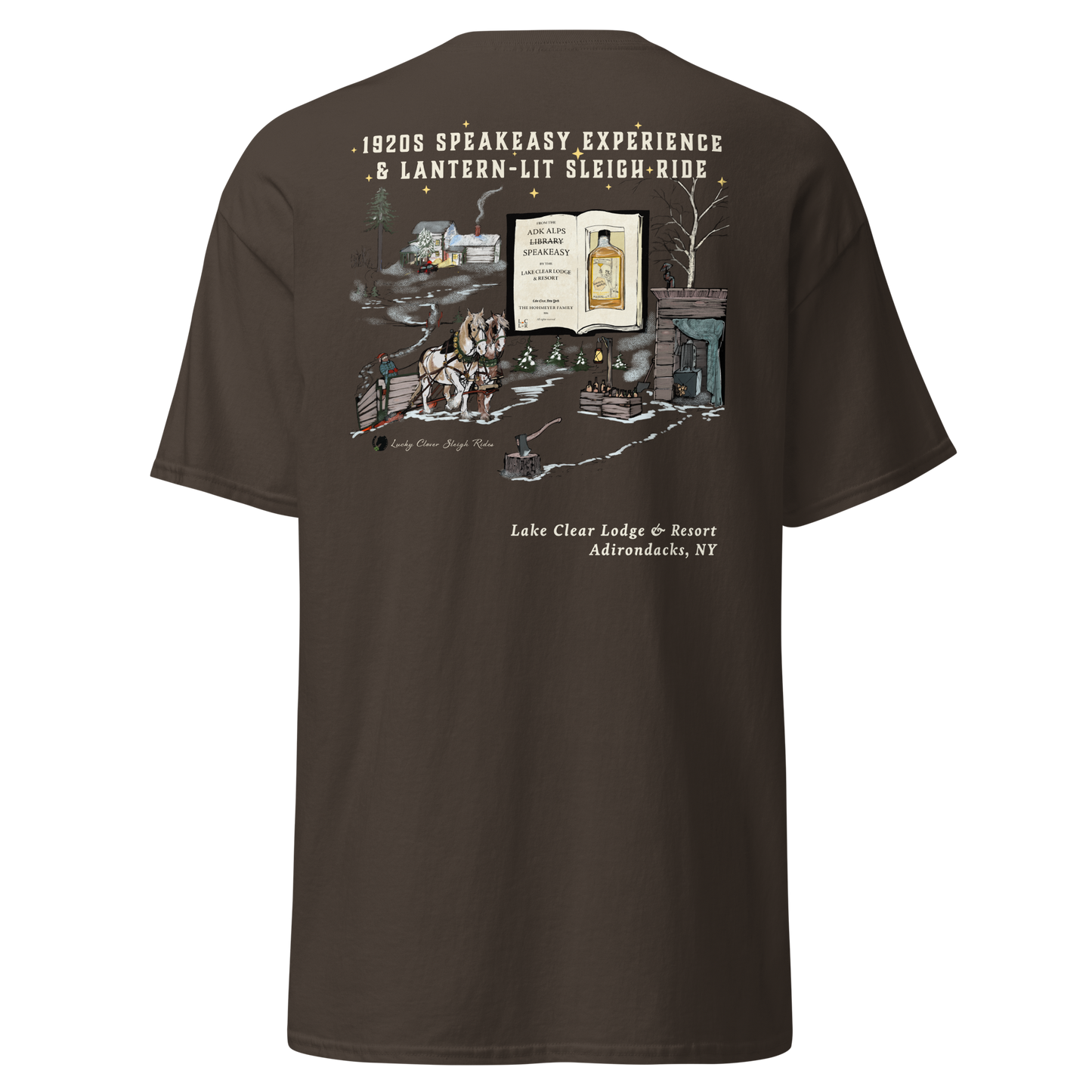 1920s Speakeasy & Lantern-lit Sleigh Ride T-Shirt