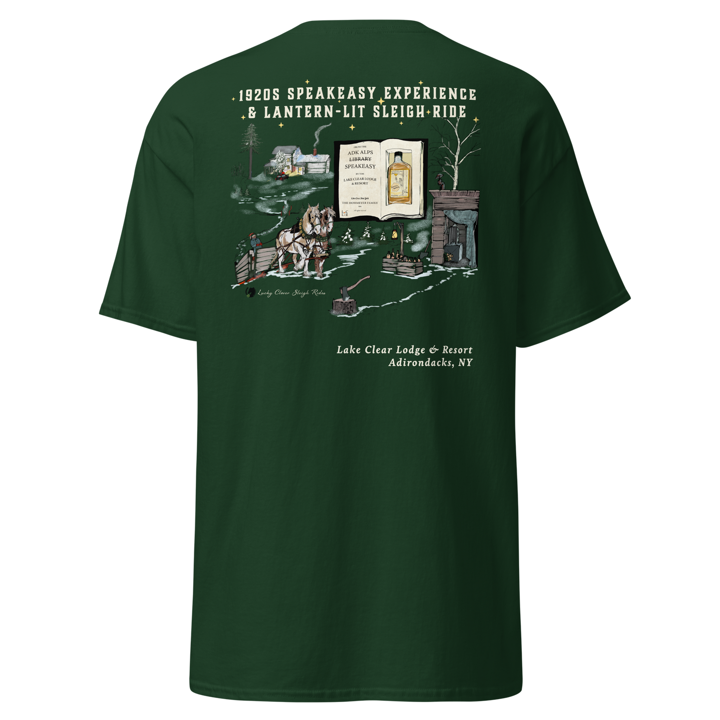 1920s Speakeasy & Lantern-lit Sleigh Ride T-Shirt