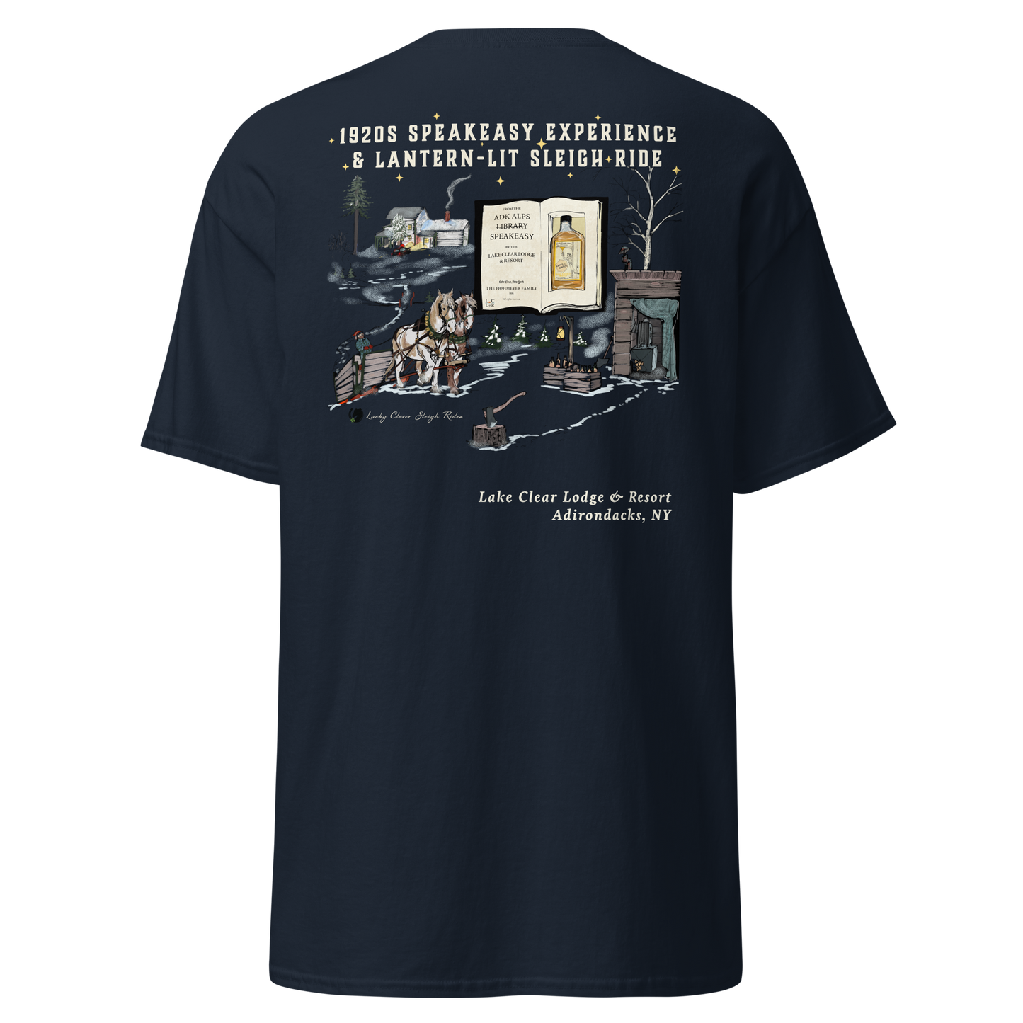 1920s Speakeasy & Lantern-lit Sleigh Ride T-Shirt